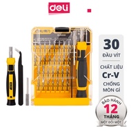 Bộ Tua Vít Sửa Chữa Đa Chức Năng Deli 30 Đầu Vít Cao Cấp - Chất Liệu Siêu Bền Thiết Kế Gọn Nhẹ Tinh
