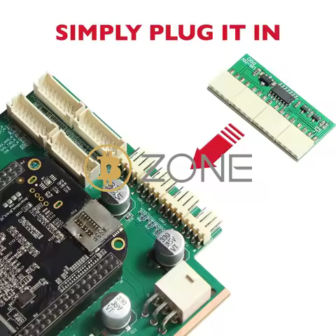 Bitmain Cooling Fan Simulator Emulator - Plug & Play 4 Pin Fan Spoofer for Antminer S19 S19jpro S19x