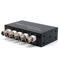 Signal 1 in 4 Out AHD/CVI/TVI Video Splitter HD Coaxial CameraBlack
