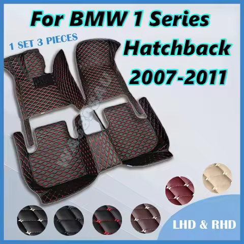 Car Floor Mats For Bnw 1 Series E81 116I 116D 118I 118D 120I 120D 123D 130I 135I Hatchback 2007 2008