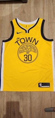 已包邊刺繡 Nike Warriors Curry Earned edition swingman sw  jersey 48 球衣 波衫 NBA