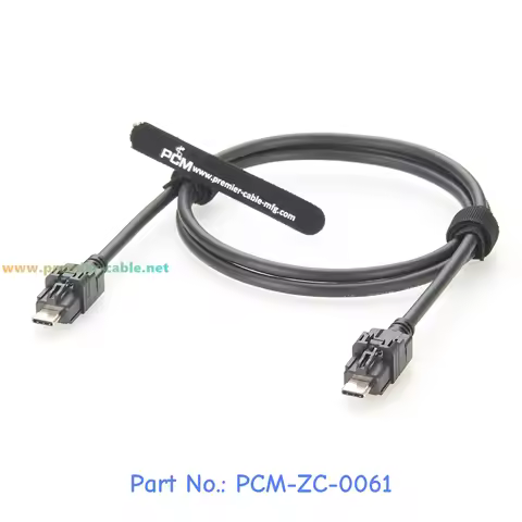 USB 3.1 Type-C A Code Male to Male Automotive Data Transfer Cable Compatible TE 2398010-1 Amphenol U