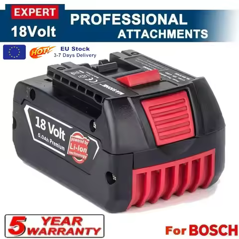 High-Performance For BOSCH 18V 6.0Ah LITHIUM-ION BATTERY GBA 18v 4.0/5.0 Ah Professional GBA GSR GSB