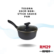 Tesora 20cm Non-Stick Sauce Pan with Lid