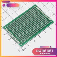 [3 Pieces]- FR4 PCB Solder Test Board 4x6cm Green Coated 2 Sides Thuong Tin Electronic