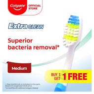 Colgate Extra Clean Toothbrush Medium (4's) [Value Pack]