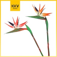 KKV SLADKO Strelitzia Tanaman Bunga Burung Cendrawasih Hias Artifisial - Red