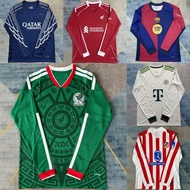 Football Jersey Long Sleeve 2026 World Cup 2526 Popular Club Long Sleeve Jersey France Germany Argen