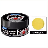 Bowling Ball Polishing Wax Bowling Ball Cleaner Powerful Remover Bowling Stain Remover with Spong Bo