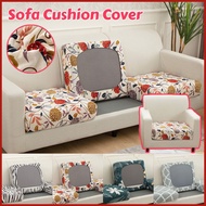 Elastic Sofa Seat Cover 1/2/3/4 Seater Patchwork Cover Cushion Seater SolidBack Cushion Stretchable
