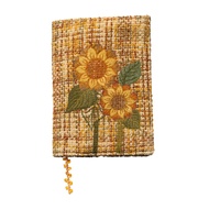 Handmade Embroidered Sunflower Protective Cover A5 B6 A6 Book Cloth Art Creative Cultural Novelty No
