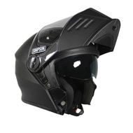 Simpson Darksome Modular Hitam Matt | Helm Full Face Modular |