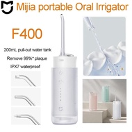 MIJIA Electric Oral Irrigator F400 Portable Water Pick Flosser Teeth Whitening Remove Dental Plaque 