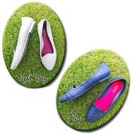 Ballet flat shoes pvc rubber