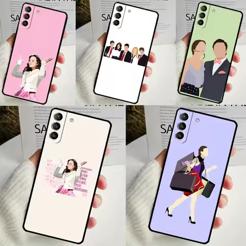 Blair Waldorf Chuck Gossip Girl Case For Samsung Galaxy S24 Ultra S22 Plus S20 S21 FE S8 S9 S10 Note