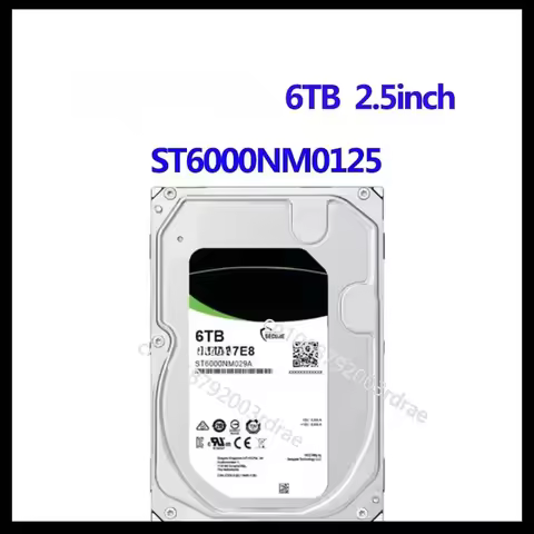 SAS 6TB ST6000NM0125 INTERNAL HARD DRIVE ENTERPRISE HDD ST6000NM0125 256MB 2.5INCH INTERNAL HARD DRI