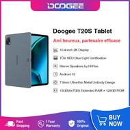 DOOGEE T20S Tablet 10.4" 2K Display TÜV SÜD Certified 8GB+128GB 7500mAh 13MP Main Camera Hi-Res Speakers 7.9mm body Android 13