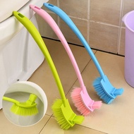 Two-sided toilet brush set toilet gap cleaning brush household long handle toilet brush toilet toilet brush Raya 2021