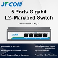 JT-COM 5/8พอร์ต Gigabit สวิตช์อัจฉริยะ-จัดการเว็บ W/vlan & QoS | เหมาะสำหรับบ้านและธุรกิจขนาดเล็ก