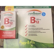 現貨🇨🇦加拿大【Jamieson 】健美生 長效型維他命B12（1200mcg)/200顆🇨🇦