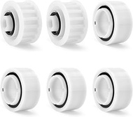 4 Pack Guide Wheels & 2 Pulley Gears 3884997-R6 Pool Cleaner Replacement Parts for Maytronics Dolphi