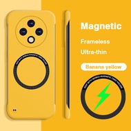 Luxury Hard PC Thin Phone Case for OPPO F27 Pro Plus Pro+ A3 Pro 5G China Magnetic Frameless Candy C