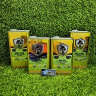 JETRON ENGINE OIL SAE 10W40 / 15W50 FULLY SYNTHETIC SM MA2 MINYAK HITAM GOLD 4T