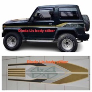 stiker mobil Taft GT 4x4/ Taft Rocky