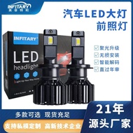 Lampu Depan LED Kereta Lampu Depan H1 Mentol H7 Lampu Depan H4 Lampu LED Kereta Terbina Dalam Bersep