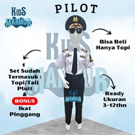 Boys' Pilot Uniform - Boys' Pilot Uniform Costume - Children's Pilot Suit