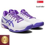 Asics Womens Solution Speed FF 2 White/Amethyst Tennis Shoes