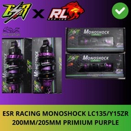 ESR RACING MONOSHOCK LC135/Y15ZR/RR150/Y125Z PRIMIUM PURPLE ORIGINAL ESR 100%