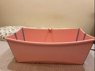 全新 stokke flexi bath 粉色澡盆