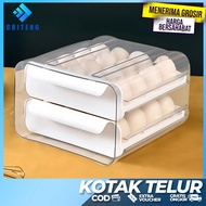 Chiteng 2-Tier Egg Box (32PCS) Egg Storage Box Organizer Egg Container/ Egg Storage Box Multipurpose