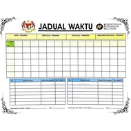 JADUAL WAKTU  / JADUAL TUGAS  ▶ WHITEBOARD