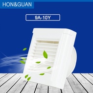 YangHuaKunMuYeYouXia Hon&amp;Guan 4" Silent Air Extractor 110V 220V 14W Window Ceiing Fan with Grille Louver Ventilation for Kitchen Bathroom Exhaust