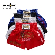 2025 New Fluory Muay Thai Shorts Fairtex Shorts Lion Embroidery Muay Thai Pantalones MMA Shorts for 