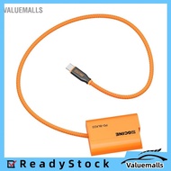 valuemalls EBTOOLS PD BLK22 Dummy Battery Power Adapter Cable  USB Type C to for GH6 GH5 II DC S5 II
