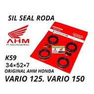 Seal Sil Roda Belakang K59 AHM 1pcs Honda Vario 125 vario 150 91204-K59-A11 Original Honda Genuine P