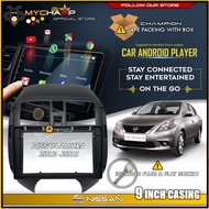 Nissan Almera Year 2011-2013  Android Player Casing 9" inch with Plug and Play Socket