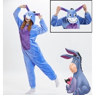 New Flannel donkey cosplay Costume Animal Parent-Child Costume Stage Costume donkey cosplay