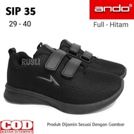 Sepatu Sekolah Anak Perempuan Laki Laki PAUD TK SD SMP Perekat Ando SIP 35