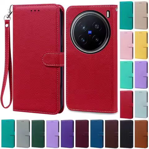 For Vivo X200 Pro Case Vivo X200 Pro Mini Wallet Flip Leather Cover For Vivo X200 Pro Case X 200 Pro