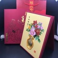 Blossoming Fortune Gold Vase Ornaments Fortune Gold Bar Peony Open Door Life Insurance Sales Open Do