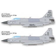 Koala144008 1/144 Pakistan Air Force JF-17 Owl Dragon Fighter Water Sticker 2 Aircraft Number