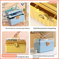 Zakka Store Large Size Medicine Box Anti-Epide and Multi-Layer Box Medicine Storage