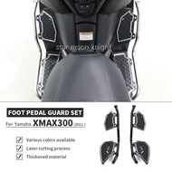 FOR YAMAHA XMAX300 XMAX3002021- Motorcycle Pedal With Spotlight bracket Bumper Foot Pedal Accessories Anti drop aluminum alloy foot pedals