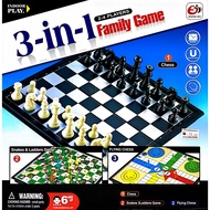 FAMILY GAME (3 IN 1) - 2 TO 4 PLAYERS