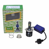 BMA F25 Headlight Bulb (NOTE: PRICE FOR 1 BALL) 35W/H4/M5 Installed with Cos Zinc Yellow and White