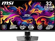 MSI MPG 322URX QD-OLED 32-inch 3840 x 2160 (UHD) Computer Monitor, 240Hz, Adaptive-Synch, HDMI, DP P